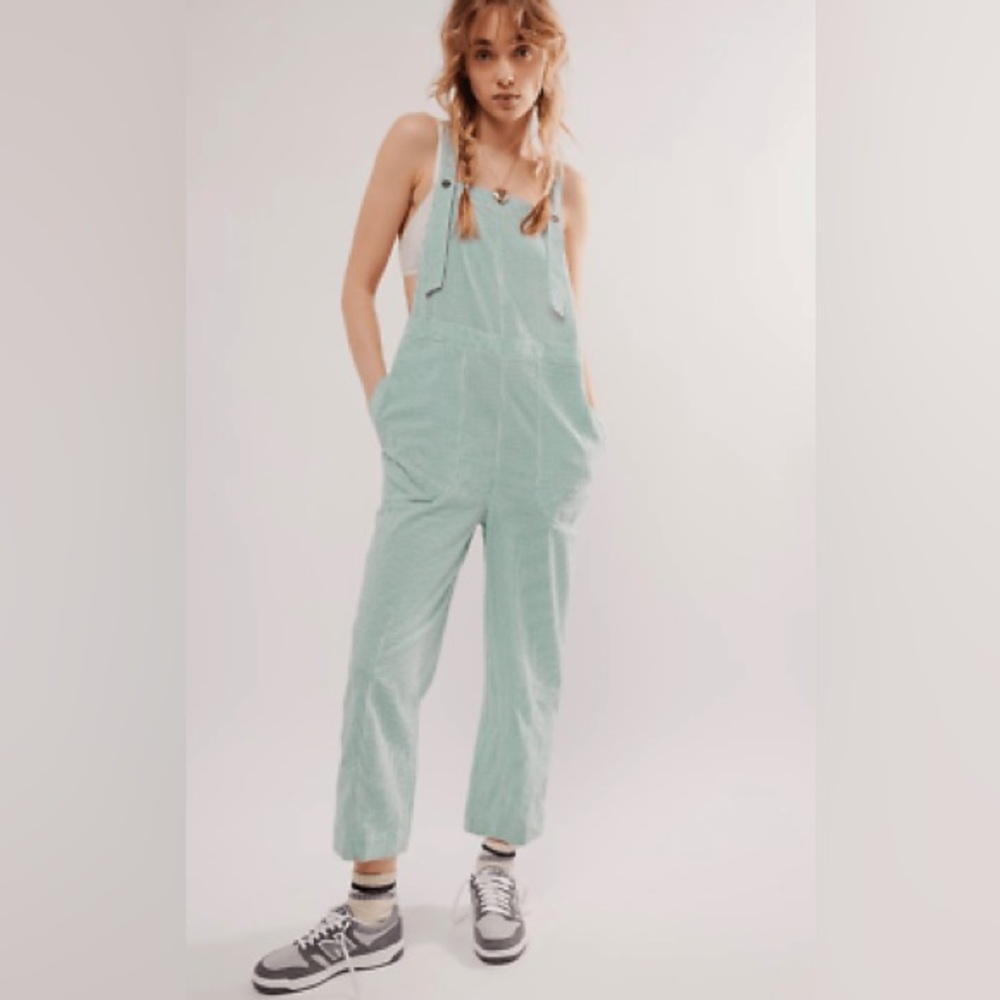Free People Mint Jumpsuit